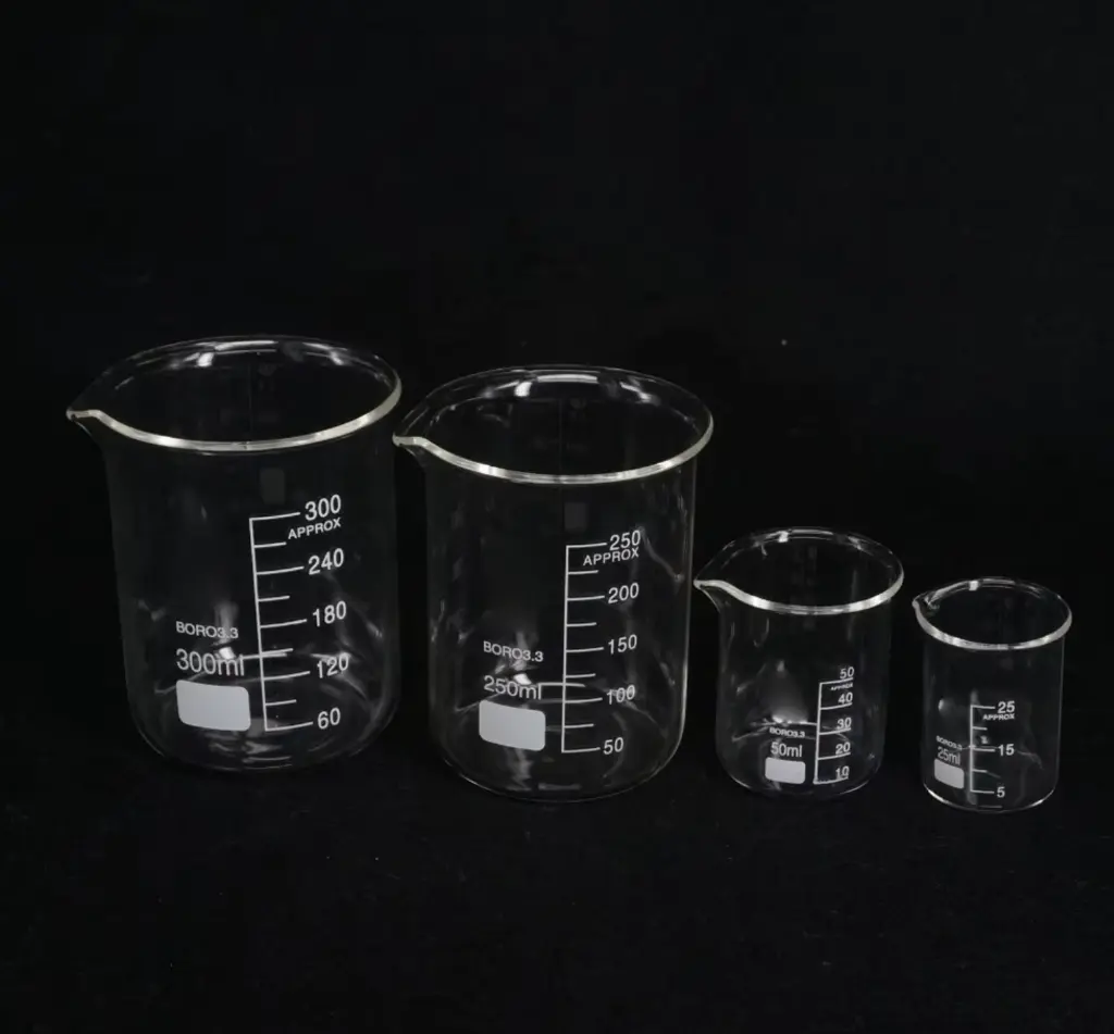 Béchers en Verre Borosilicate (basse)