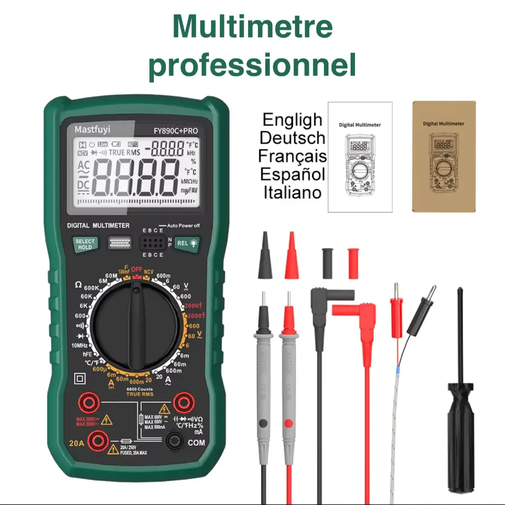 Multimètres numériques avancé